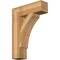 Ekena Millwork Thorton Block Rough Sawn Bracket, Western Red Cedar, 6"W x 22"D x 30"H BKT06X22X30THR05RWR - alternate 1